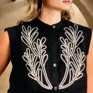 Banana Republic Dark Linen Blend Shirt